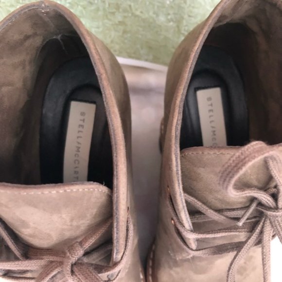 Stella McCartney Leana Faux Suede Ankle Boots 36 - Picture 8 of 8